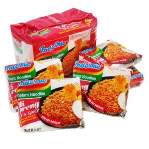 Indomie Migoreng Pedas Hot Ramen 80gX40 Stir-fried Ramen, 40 pieces