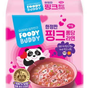 Foodie Buddy Pink Fondant Ramen 80g, 4ea