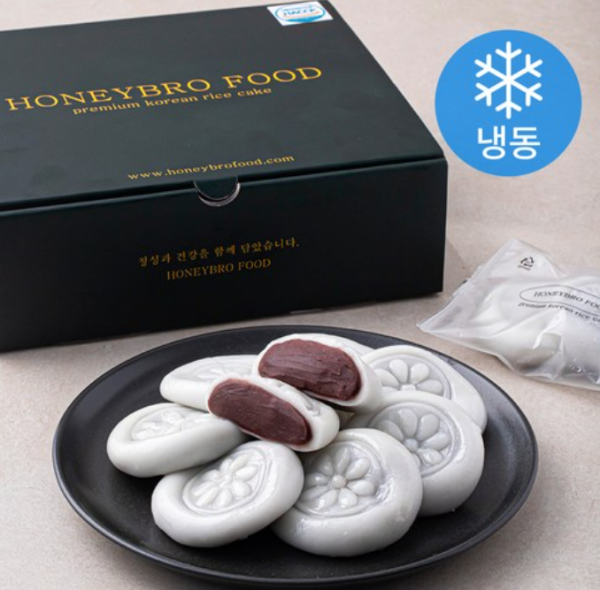 Honey Bro Food Red Bean Rice Cake Original 20 Pieces (Frozen), 1kg, 1 Piece - Image 2