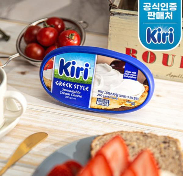 " Kiri Cream Cheese Spread 200g Greek Style 2, 200g, 2ea"