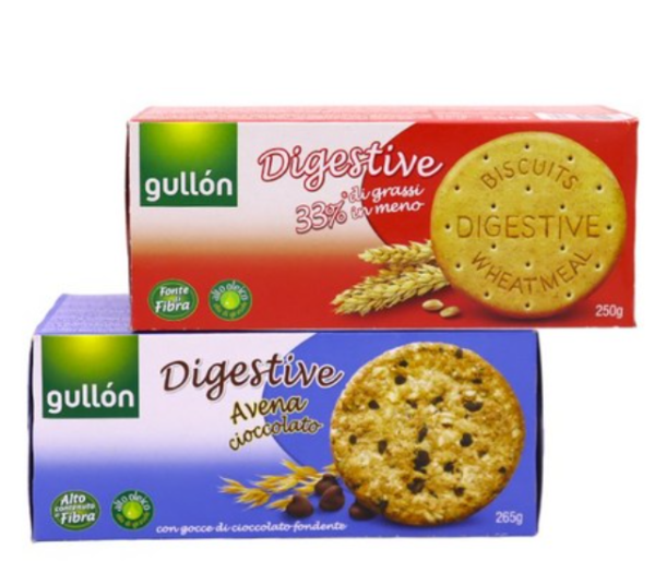 Gullon Gullon Digestive Wheatmeal Biscuits 33% 250g 5 pcs + Oatmeal Chocolate Chip Cookies 265g 5 pcs - Image 2