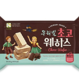 Our Wheat Chocolate Wafers 80g, 80g, 1ea