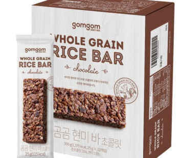 Gomgom Brown Rice Bar Chocolate, 300g, 1pc