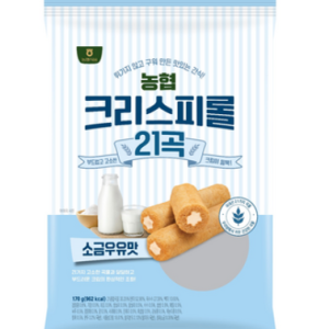 [Nonghyup] Domestic Grain 21 Grain Crispy Roll Salted Milk Flavor, 170g, 1 piece