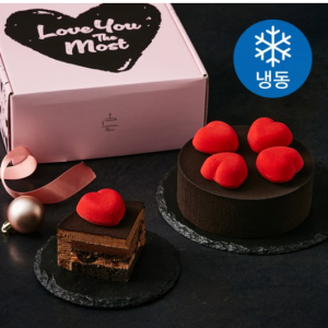 Pieno Heart Chocolate Cherry Cake (Frozen)