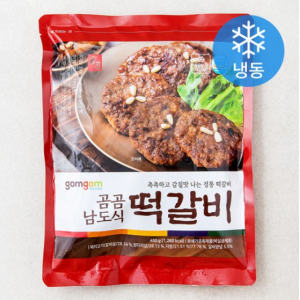 Gomgom Namdo-style Tteokgalbi (frozen), 450g, 1 piece