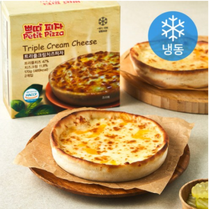 Petit Triple Cream Cheese Pizza 2 Pieces (Frozen), 340g, 1 Piece