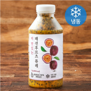 More delicious passion fruit puree (frozen), 1kg, 1 piece