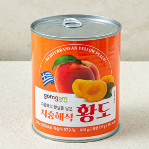 Gomgom Mediterranean Yellow Peach, 820g, 1pc