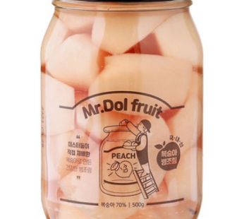Mr. Dol Peach Bottling Pink Peach 500G Agricultural Corporation Mr. Dol Co., Ltd.