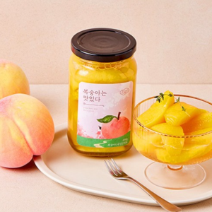 [Miyomi] Peaches are delicious Fresh peach preserves: Hwangdo