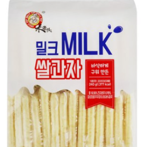 Uncle Pop Milk Rice Crackers, 240g, 1pc