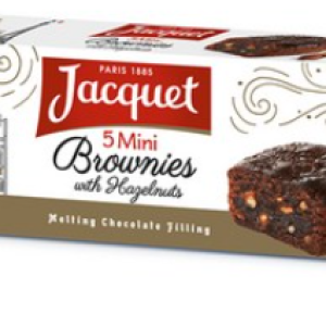 Jacquet Mini Hazelnut Brownies 150g, 150g, 1pc