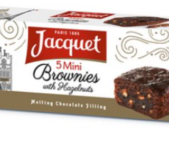 Jacquet Mini Hazelnut Brownies 150g, 150g, 1pc