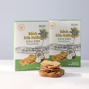 Vietnam Danang Sticky Rice Coconut Crackers 15 pieces*4 boxes