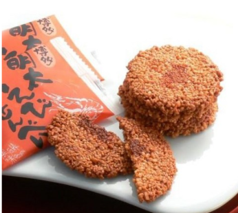 Japanese Ebisen Rice Crackers Hakata Mentaiko Shrimp Pancakes 42 Pieces, 424g, 1 Piece