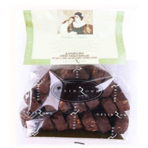 Cafe Dessert Deli Brown Handmade Cookies Choco Almond 140g (WB87CF0), 140g, 1ea