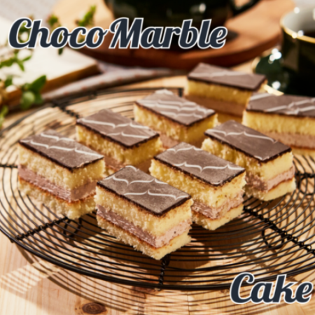 [Mom's Cake] Cheongju Choco Marble Our Wheat Dessert Piece Cake 1 BOX, 17.5g, 20 pieces