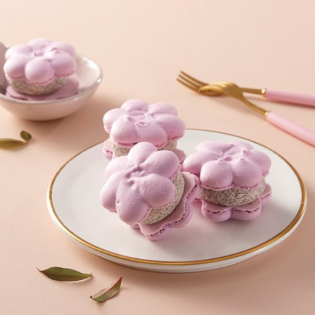 Parfam Pastel Flower Caron 30 Pieces Macaron (Individually Wrapped)