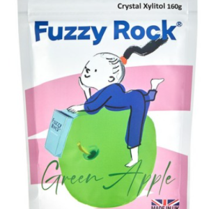 ” Fuzzyrock Sugar-Free Xylitol Candy Large Capacity Eco Package Green Apple”