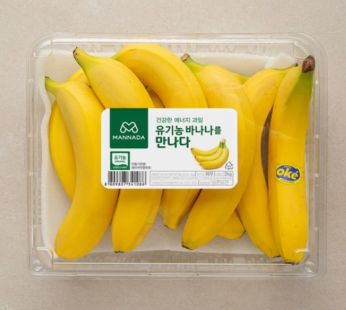 Manna Peru Organic Bananas, 2kg, 1pc