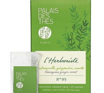 Palédété Organic Lemongrass Ginger Carrot 20 Tea Bags