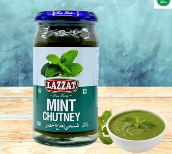 Lazzat Authentic Pakistani Mint Chutney Lazzat Authentic Pakistani Mint Chutney, 430g, 1pc