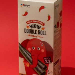 kokiri wow double roll kim snack hot spicy flavor 5p, 25g, 1ea