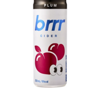 Burur Zero Cider Plum, 250ml, 6ea