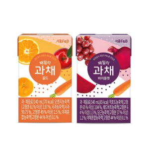 Seoul FNB Family Vegetable Gold/Violet 140mlx48packs