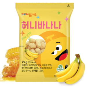 [Cheongwon Life Agricultural Cooperative] Rice crackers made with 100% domestic rice baked in the heat, rice and honey banana set, gluten-free