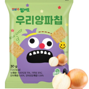 [Cheongwon Life Agricultural Cooperative] Rice crackers made with 100% domestic rice baked in a craze, rice and our onion chips set, gluten-free