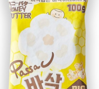 Crispy Popcorn Honey Butter Flavor, 100g, 3 pcs