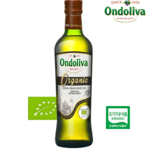 [Ondoliva] Organic Extra Virgin Olive Oil 500ml Cold Pressed, 500ml, 1ea