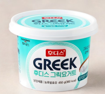 Hoodies Greek Yogurt Unsweetened Low Fat, 450g, 1 Pack