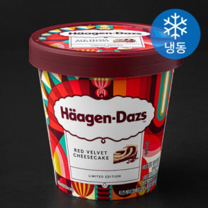 Haagen-Dazs Red Velvet Cheesecake Ice Cream (Frozen), 403ml, 1 pack