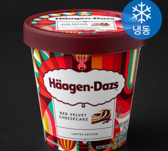 Haagen-Dazs Red Velvet Cheesecake Ice Cream (Frozen), 403ml, 1 pack