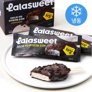 Larasweet Mortgage Cookies & Cream Chocolate Bar 4 Pack (Frozen), 360ml, 1 Piece