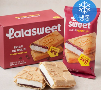 Larasweet Red Bean Monaka Ice Milk (Frozen), 140ml, 4 packs