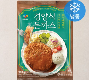CJ CheilJedang Western-style Pork Cutlet (Frozen), 340g, 1 piece