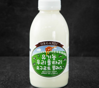 Organic Wooriultarri Organic Processed Food Certified Yogurt Plus, 500ml, 1ea