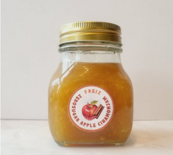 Praise Sugar Free Apple Cinnamon Jam Zero Sugar Low Sugar Jam Low Calorie Waffle Jam, 230g, 1 piece