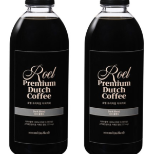 Roel Factory Roel Dutch Coffee Cold Brew Concentrate Large Capacity 1000ml x 2 Bottles