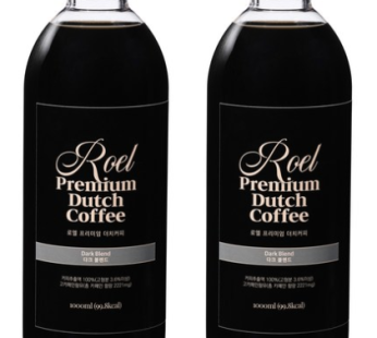 Roel Factory Roel Dutch Coffee Cold Brew Concentrate Large Capacity 1000ml x 2 Bottles