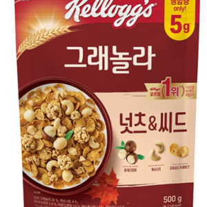 Kellogg’s Nuts & Seeds Granola Cereal, 500g, 1 Pack