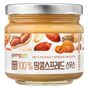 “gomgom Gomgom Domestic Peanut 100% Peanut Spread Smooth, 200g, 1 piece”