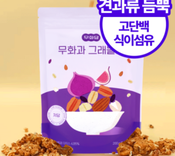 No Sugar Protein Fig Granola