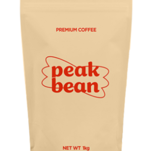 Peak Bean, a rich and intense chocolate-bomb blended coffee bean, 500g, whole bean (not ground), 1 piece