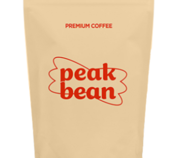 Peak Bean, a rich and intense chocolate-bomb blended coffee bean, 500g, whole bean (not ground), 1 piece