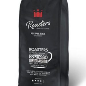 [Hollys] Espresso roasted coffee beans, whole bean (not ground), 500g, 1 piece